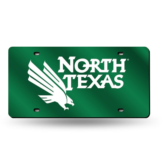 North Texas Mean Green NCAA Laser Cut License Plate Tag