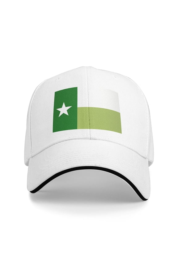 North Texas Mean Green Unt Texas State Flag Unisex Baseball Caps Sandwich Caps Dad Hat Casual Hat