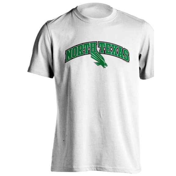 North Texas UNT Classic Arch Logo White Short Sleeve T-Shirt
