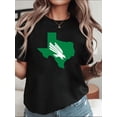 thumbnail image 1 of North Texas UNT College Sports Fan Apparel University Unisex T-Shirt V10193, up to Size 5XL, 1 of 2