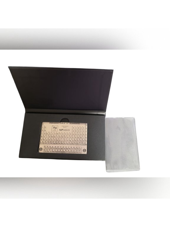 s Periodic Table 1 oz Silver Card w/Sleeve & Box