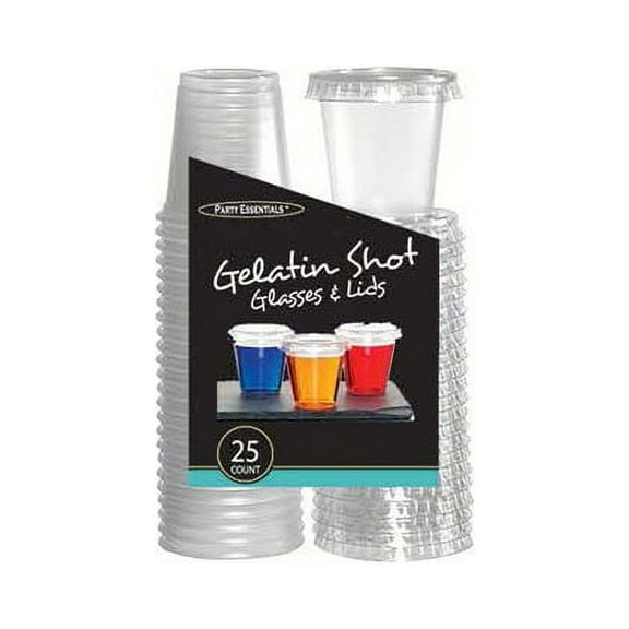 North West Enterprises NWEN201312 Shots with Lids- Clear - 2 oz