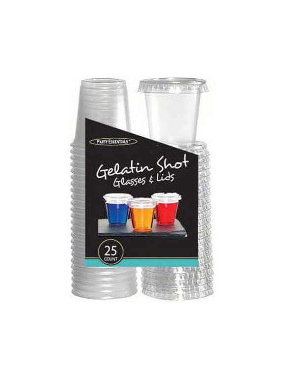 North West Enterprises NWEN201312 Shots with Lids- Clear - 2 oz