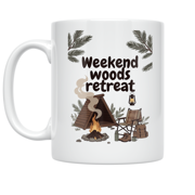 North Woods Escape Weekend Retreat - Nature Enthusiast - 11 oz Ceramic Coffee Mug
