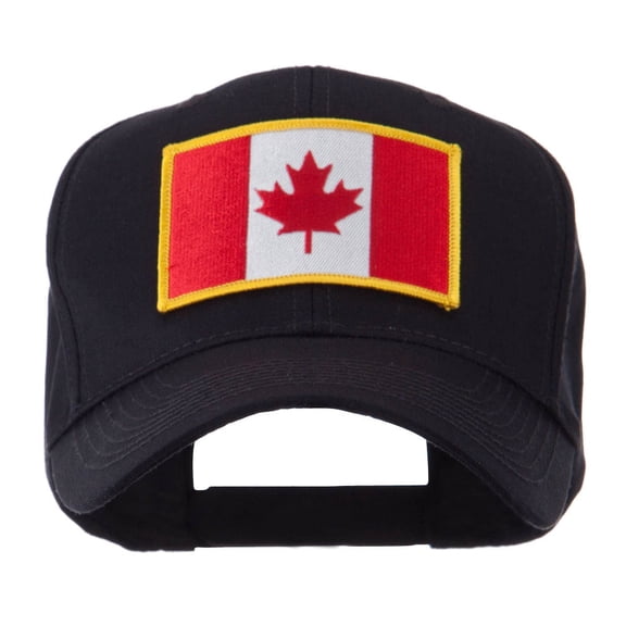 North and South America Flag Embroidered Patch Cap - Canada OSFM