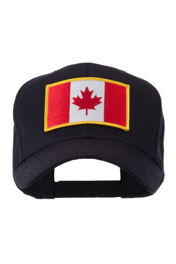 North and South America Flag Embroidered Patch Cap - Canada OSFM