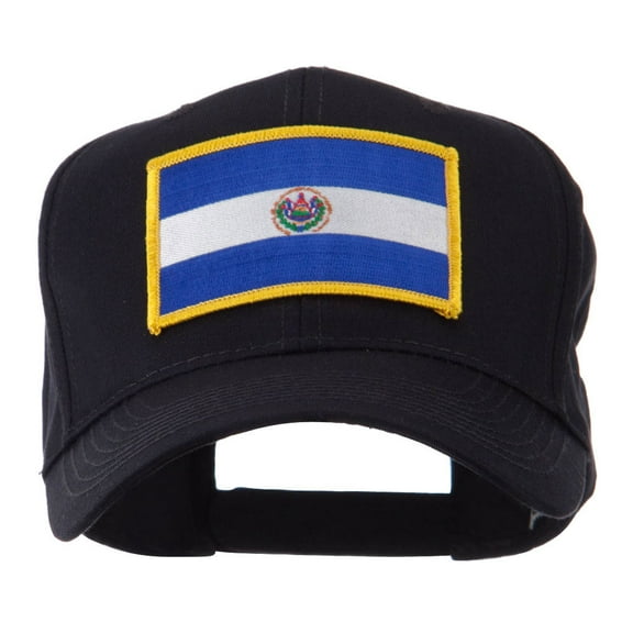 North and South America Flag Embroidered Patch Cap - El Salvador OSFM