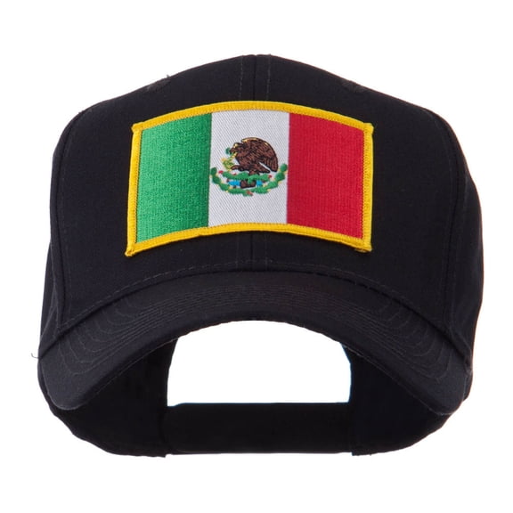 North and South America Flag Embroidered Patch Cap - Mexico OSFM