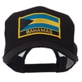 thumbnail image 1 of North and South America Flag Letter Patched Mesh Cap - Bahamas OSFM, 1 of 5
