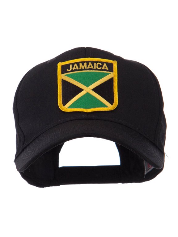 North and South America Flag Shield Patch Cap - Jamaica OSFM