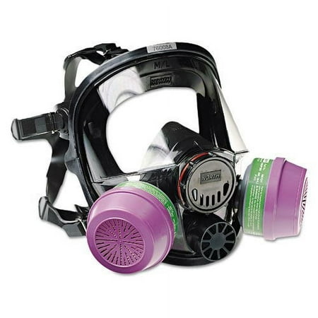 North by Honeywell 7600 Series Silicone Full Facepiece Respirators, Regular
