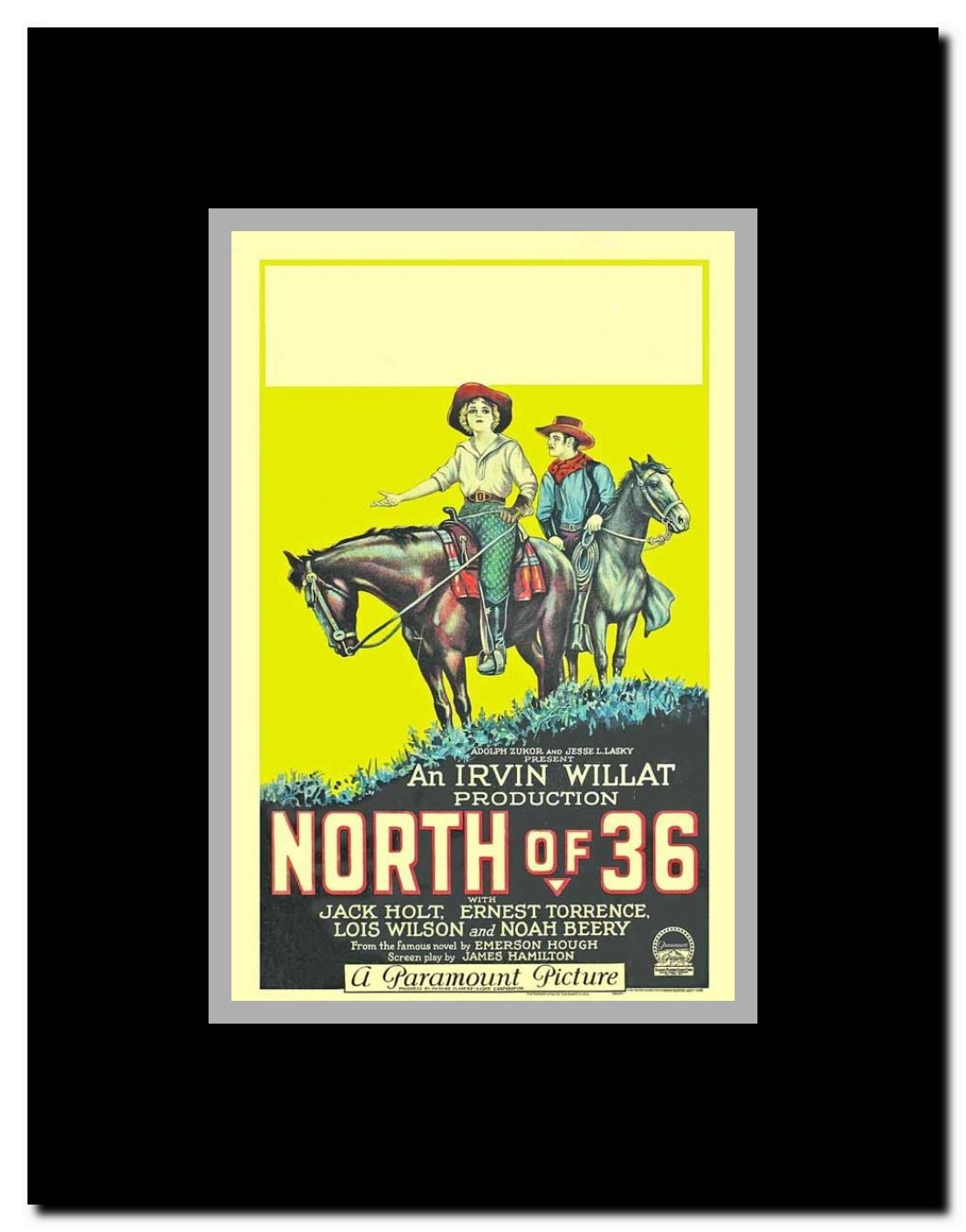 North of 36 Framed Movie Poster