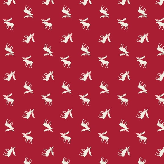 North of Ordinary Moose Cotton Fabric (1 yard)