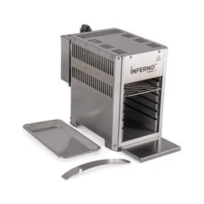NorthFire InfernoGO Silver Propane Infrared Gas Grill with 1500F Cooking Temperature