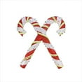 thumbnail image 1 of NorthLight 26 inch Lighted Red & White Sisal Double Candy Cane Christmas Yard Art Or Window Decoration, 1 of 1
