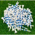thumbnail image 1 of NorthPointe 3.25" Golf Tees Plastic – White/Blue Stripes - 100 Plastic Golf Tees in Bulk, 1 of 4
