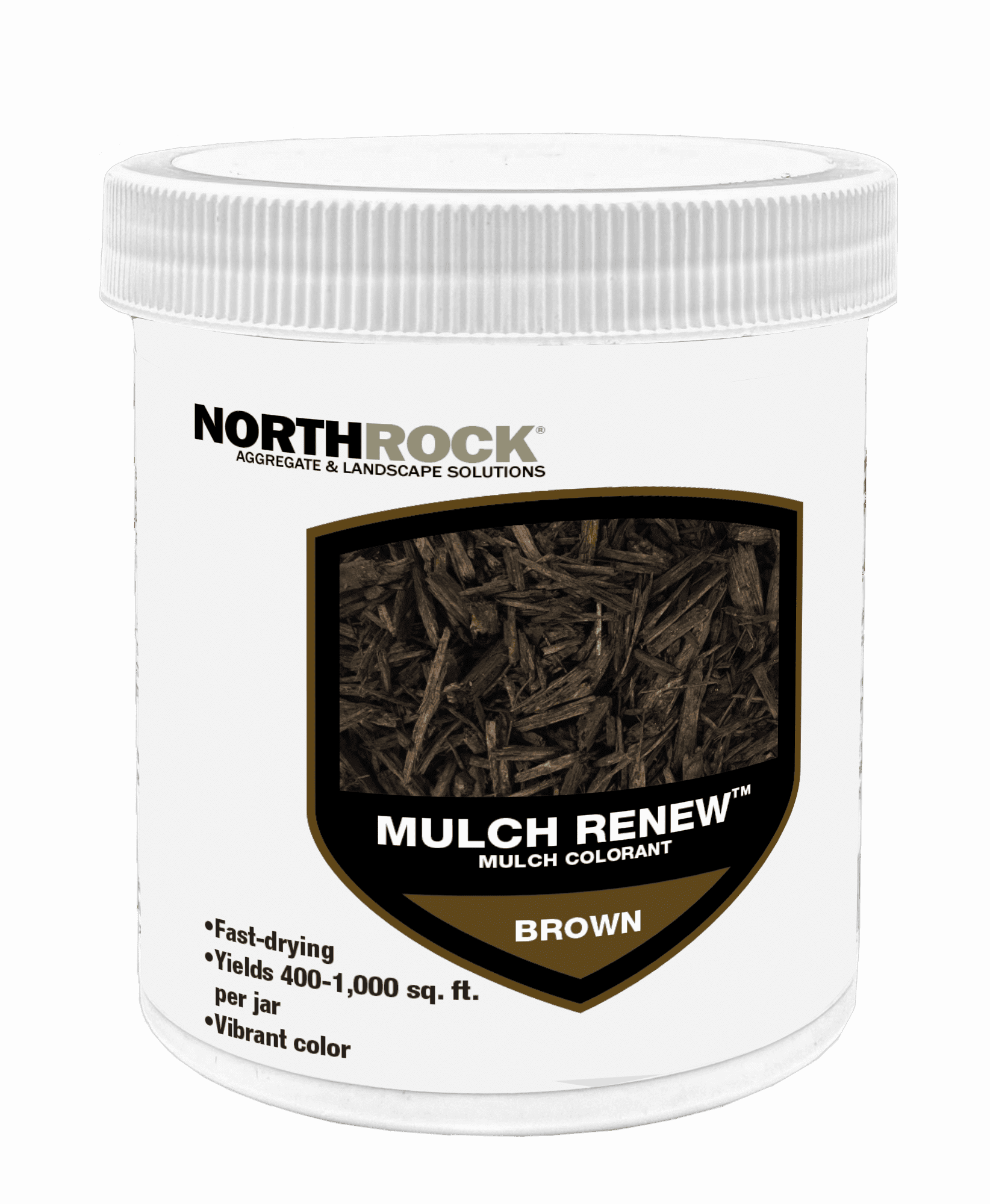 NorthRock, Mulch Colorant, 12 oz, Brown for Discolored Mulch - Walmart.com