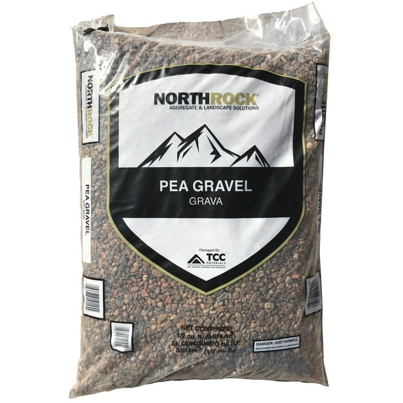 NorthRock Pea Gravel - Decorative Landscaping Rock (50 Lb)