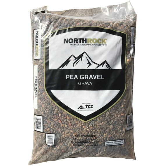 NorthRock Pea Gravel - Decorative Landscaping Rock (50 Lb)