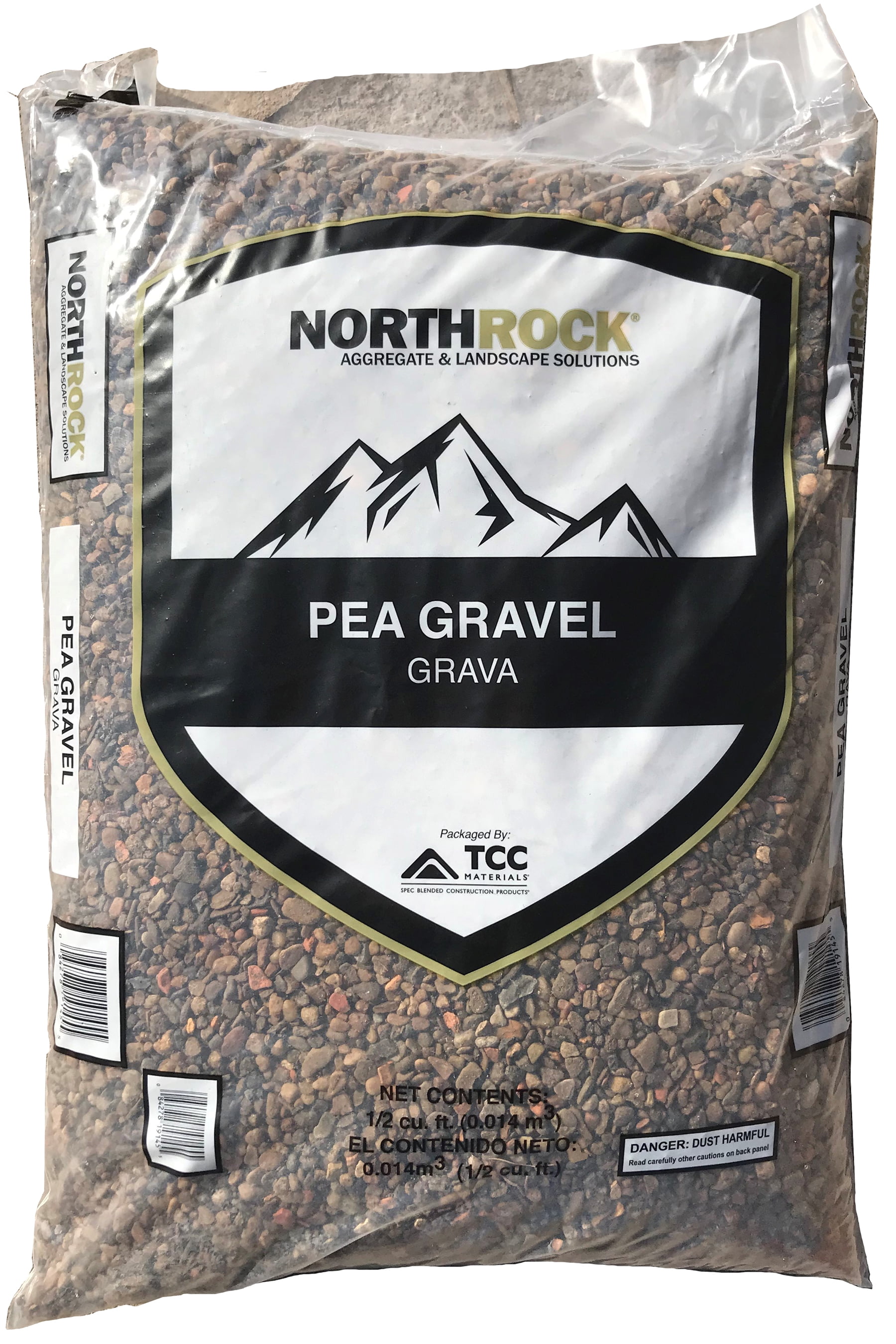 NorthRock 50 Lb Multicolor Pea Gravel for Landscaping