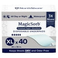 thumbnail image 1 of NorthShore MagicSorb Super-Absorbent Disposable Underpads, 30x36 in., X-Large, Case/40 (4/10s), 1 of 7