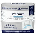thumbnail image 1 of NorthShore Premium Blue Disposable Chux Small Size 17 x 24 Case/150 (6/25s), 1 of 6