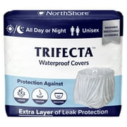 NorthShore TRIFECTA Waterproof Covers, White, Large, Each