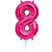 NorthStar 00450-01 Inflatable Number Magenta Mylar 8