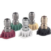NorthStar 1/4in. Pressure Washer Quick-Couple Spray Nozzle Set, 5-Pk., Size 4.5
