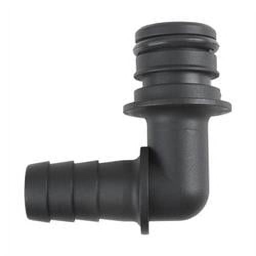NorthStar 787213 Hose & Pipe Fitting - 0. 5 inch Hose Barb x 0. 75 inch Quick Connect Elbow