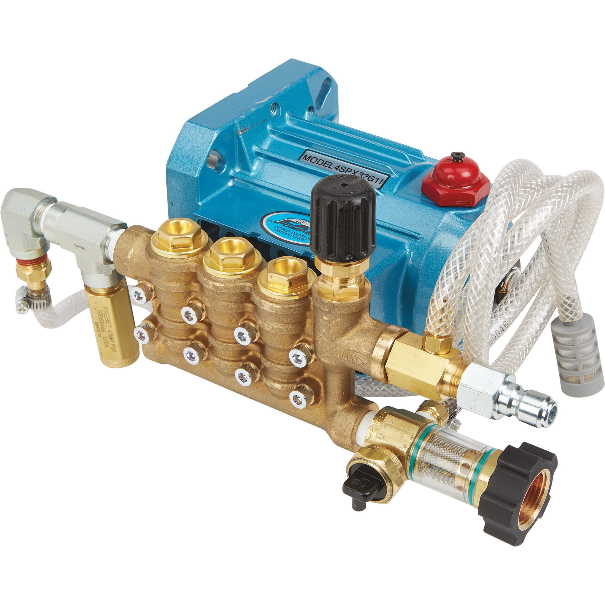 CAT Pressure Washer Pump Assembly, 3600 PSI, 3.0 GPM, Direct Drive, Gas, Model# 4SPX32G1I