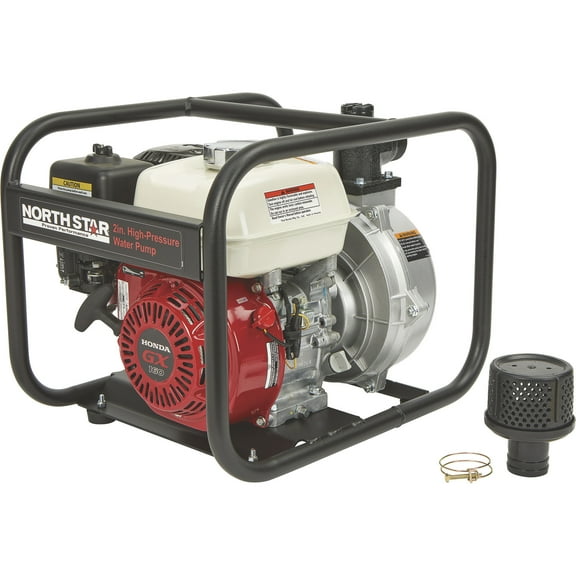 NorthStar High-Pressure Water Pump, 8120 GPH, 94 PSI, 2in. Ports, 163cc Honda GX160 Engine