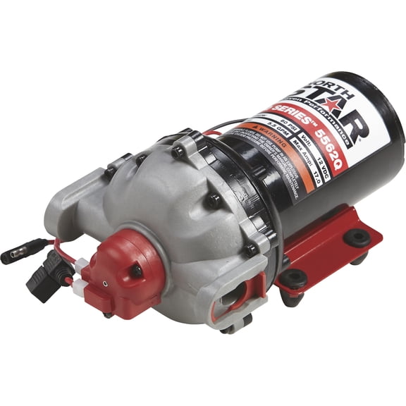 NorthStar NSQ Series 12V On-Demand Sprayer Diaphragm Pump with Quick-Connect Ports, 5.5 GPM