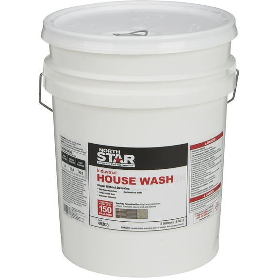 NorthStar Pressure Washer High-Performance House Wash Concentrate, 5-Gallons, Model# NSHW5