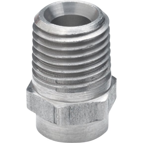 NorthStar Pressure Washer Spray Nozzle, 1/4in. NPT-M, Size 4.0, 25° Spray, SS