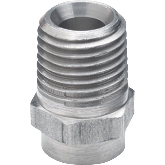NorthStar Pressure Washer Spray Nozzle, 1/4in. NPT-M, Size 5.0, 0° Spray, SS