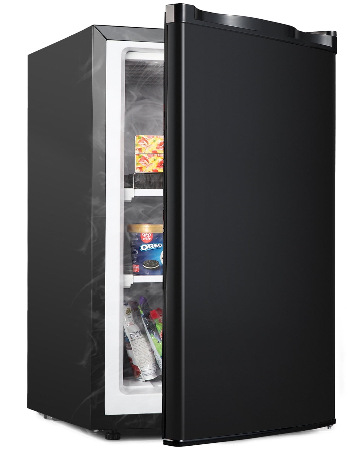 Northair Small Compact 3.0 Cu ft Standup Upright Freezer in Black