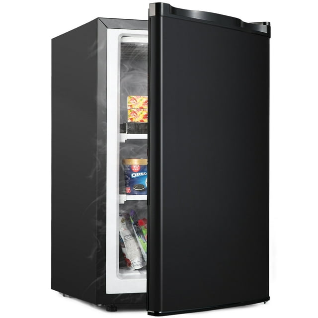Northair Small Compact 3.0 Cu ft Standup Upright Freezer in Black
