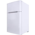 thumbnail image 1 of Northair 3.2 Cu ft Compact Mini Refrigerator Separate Freezer, Small Fridge Double 2-Door Adjustable Removable Retro Stainless Steel Shelves, 1 of 7