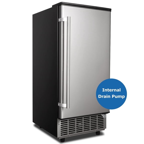 Northair 80lb Daily Undercounter Commercial Ice Maker Built in Ice Machine Stores up to 24lbs