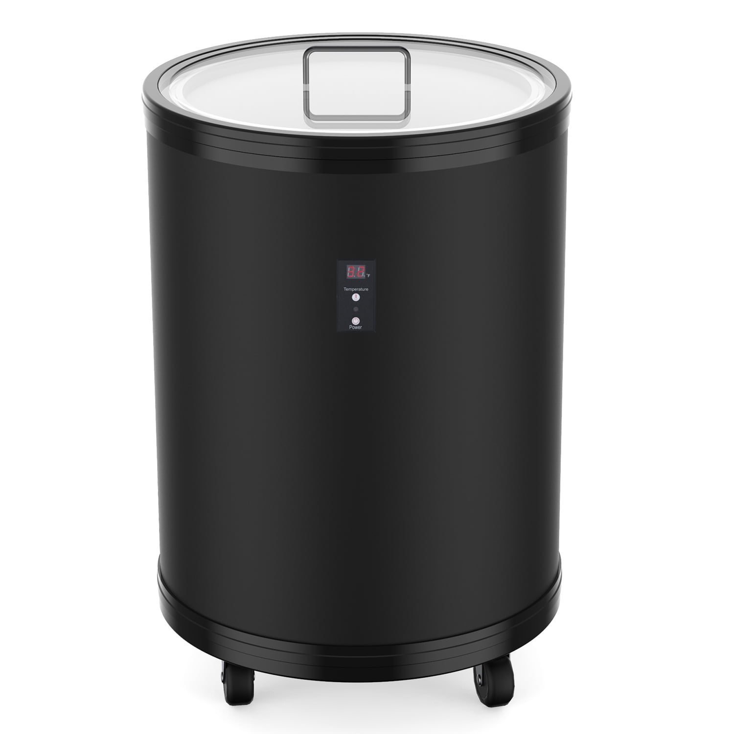 Northair Barrel Electric Party Cooler 1.1 Cu ft,Black