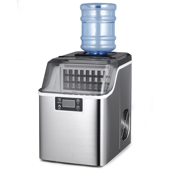 Northair Countertop Ice Maker 1 Gallon Self-Cleaning Square Ice 45lbs Daily