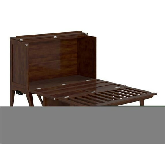 Northampton Murphy Bed Desk, Walnut - Full Size