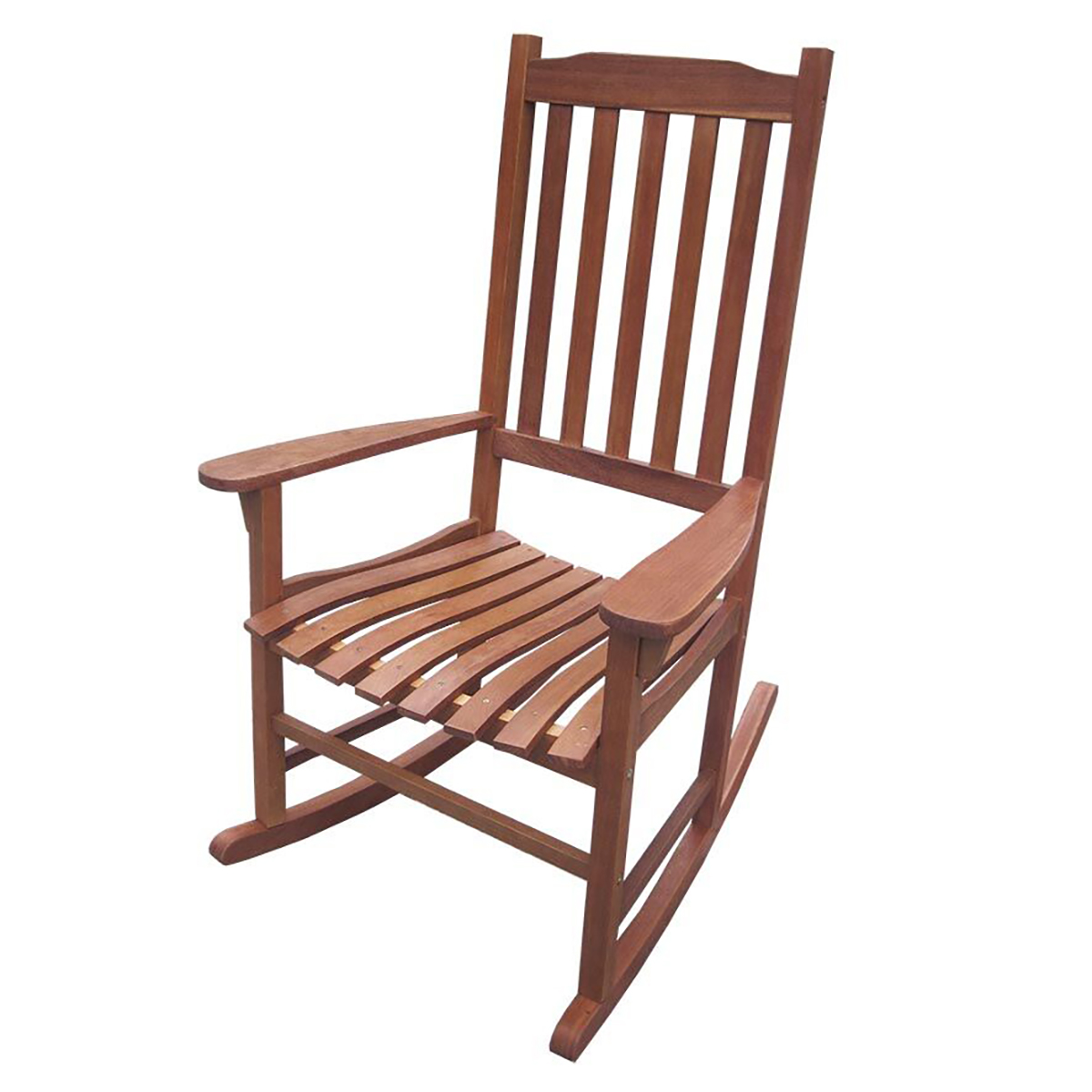 Northbeam Indoor Outdoor Acacia Wood Traditional Rocking Chair, Natural Stained - image 1 of 5