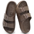 thumbnail image 1 of Northblanc Men’s Lightweight Comfort Slides Double Buckle Slip-on Adjustable EVA Flat Sandals, 1 of 9