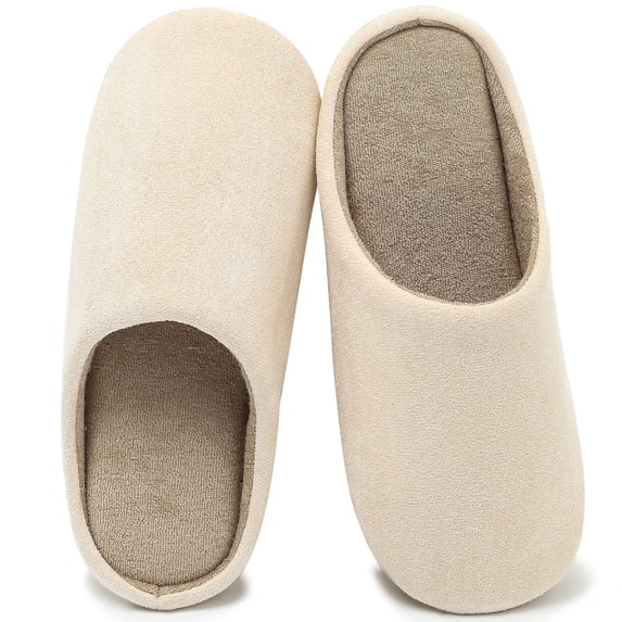 Northblanc Women's Slippers Comfortable Silent Non Slip Suede Soft House Shoes Indoor Bedroom