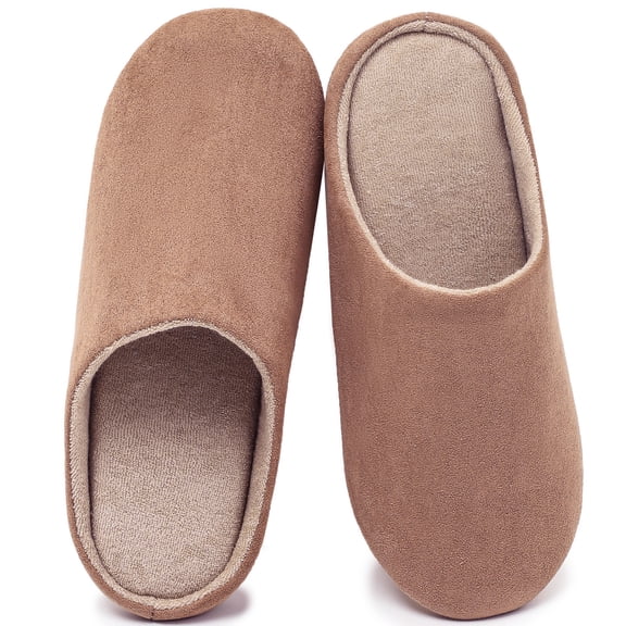Northblanc Women's Slippers Comfortable Silent Non Slip Suede Soft House Shoes Indoor Bedroom