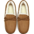 thumbnail image 1 of Northblanc Womens Moccasin Slippers Micro Suede Cozy Warm Faux Fur Lined Indoor Outdoor House Shoes, 1 of 8