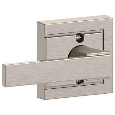 Northbrook Lever with Upland Trim Non-Turning Lock, Satin Nickel (F170 NBK 619 ULD)