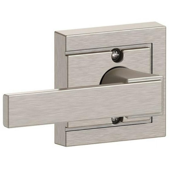 Northbrook Lever with Upland Trim Non-Turning Lock, Satin Nickel (F170 NBK 619 ULD)